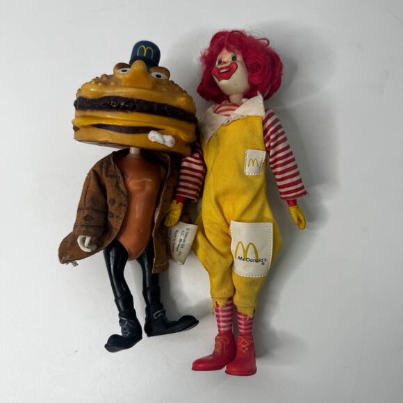 Vtg 1976 Remco McDonald's McDonaldland Figured Big Mac (no clothing) & Ronald - Picture 4 of 9